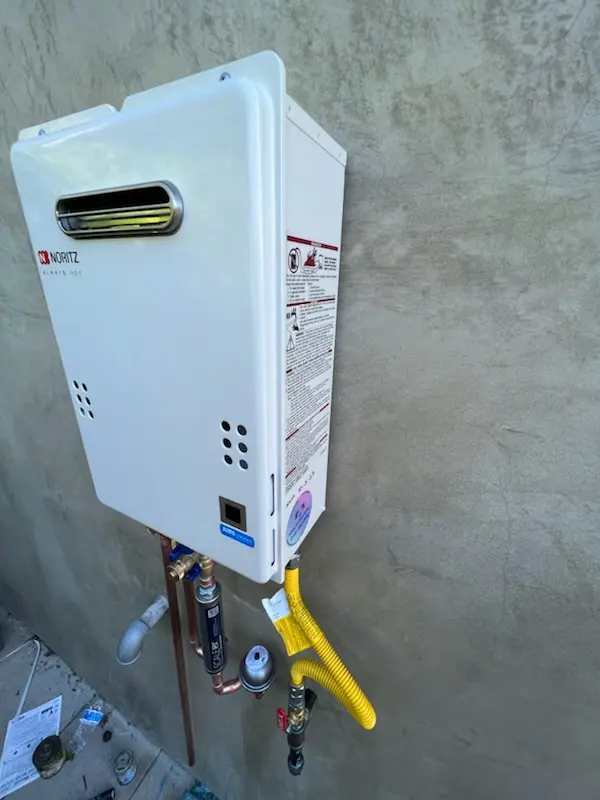 Tankless water heater installation for Maidu homes