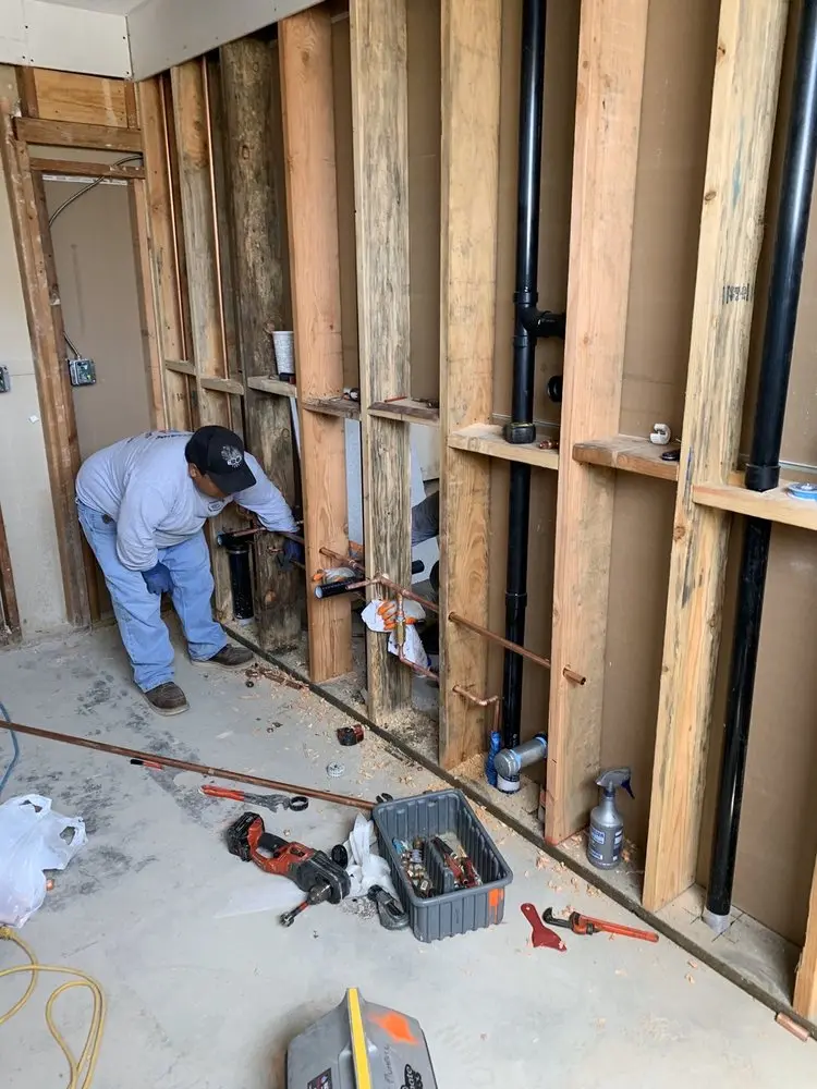 Commercial rough-in plumbing for Commercial Plumbing in Maidu